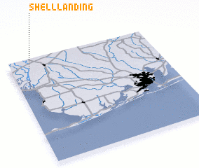 3d view of Shell Landing