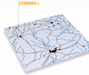 3d view of Cedar Hill