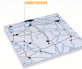 3d view of Shady Grove