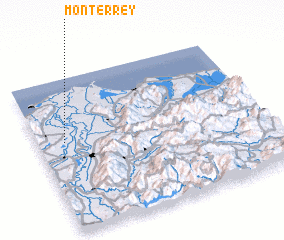 3d view of Monterrey