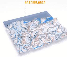 3d view of Arena Blanca