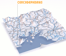 3d view of Cerco de Piedras