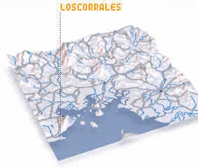 3d view of Los Corrales