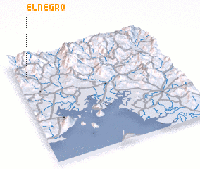 3d view of El Negro