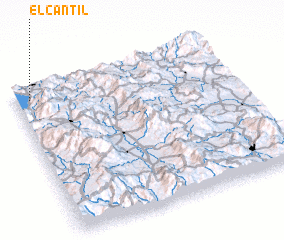 3d view of El Cantil