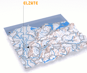 3d view of El Zate