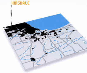 3d view of Hinsdale
