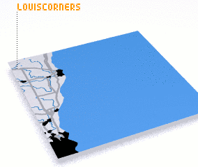 3d view of Louis Corners