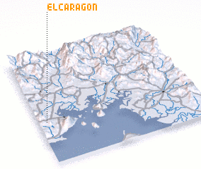 3d view of El Caragón