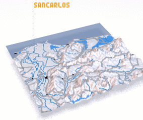 3d view of San Carlos