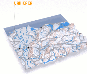 3d view of La Hicaca