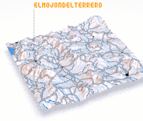 3d view of El Mojón del Terrero