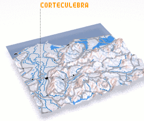 3d view of Corte Culebra