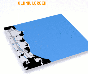 3d view of Old Mill Creek