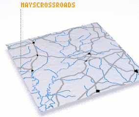 3d view of Mays Crossroads