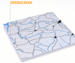 3d view of Spring Creek