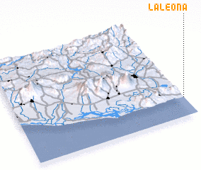 3d view of La Leona