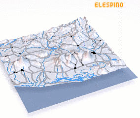 3d view of El Espino