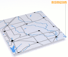 3d view of Rising Sun