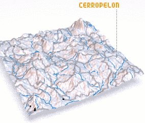 3d view of Cerro Pelón