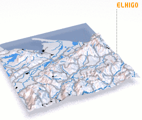 3d view of El Higo