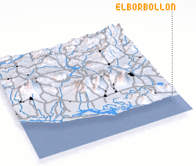 3d view of El Borbollón