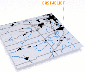 3d view of East Joliet