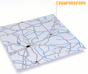 3d view of Crawford Fork