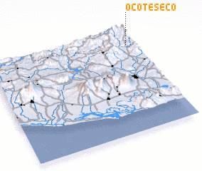 3d view of Ocote Seco