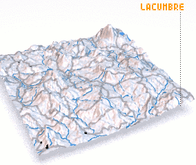 3d view of La Cumbre