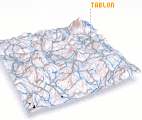 3d view of Tablón