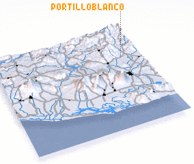 3d view of Portillo Blanco