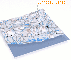 3d view of Llano del Muerto