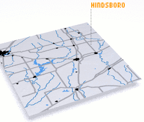 3d view of Hindsboro