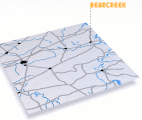 3d view of Bear Creek