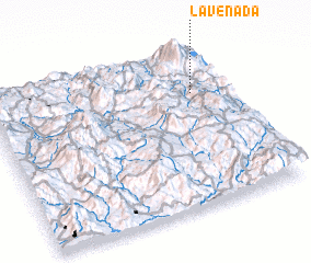 3d view of La Venada