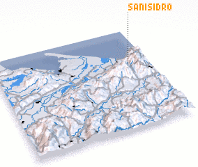 3d view of San Isidro