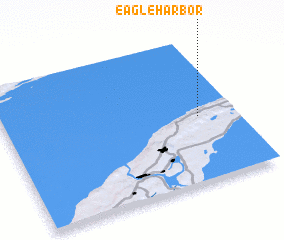 3d view of Eagle Harbor