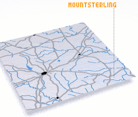 3d view of Mount Sterling