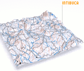 3d view of Intibucá