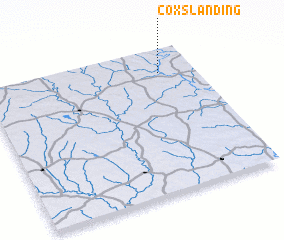 3d view of Coxs Landing