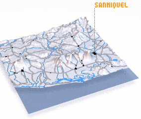 3d view of San Miquel