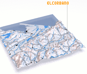 3d view of El Córbano