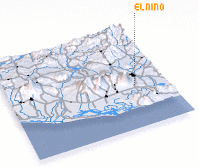 3d view of El Niño