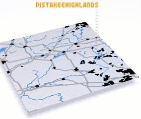 3d view of Pistakee Highlands