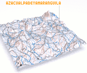 3d view of Azacualpa de Yamaranguila