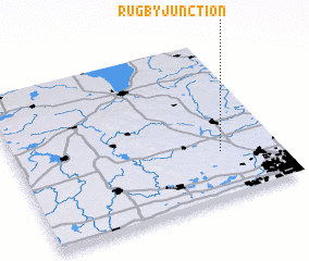 3d view of Rugby Junction