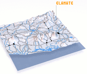 3d view of El Amate