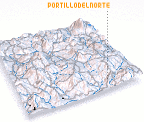 3d view of Portillo del Norte