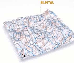 3d view of El Pital